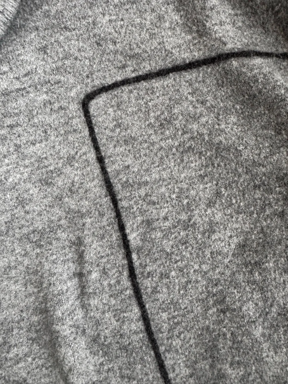 #77 🌷Zara Grey Turtleneck Sweater with Black Piping - Picture 3 of 6